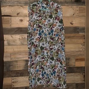 Spence sleeveless buttondown tunic